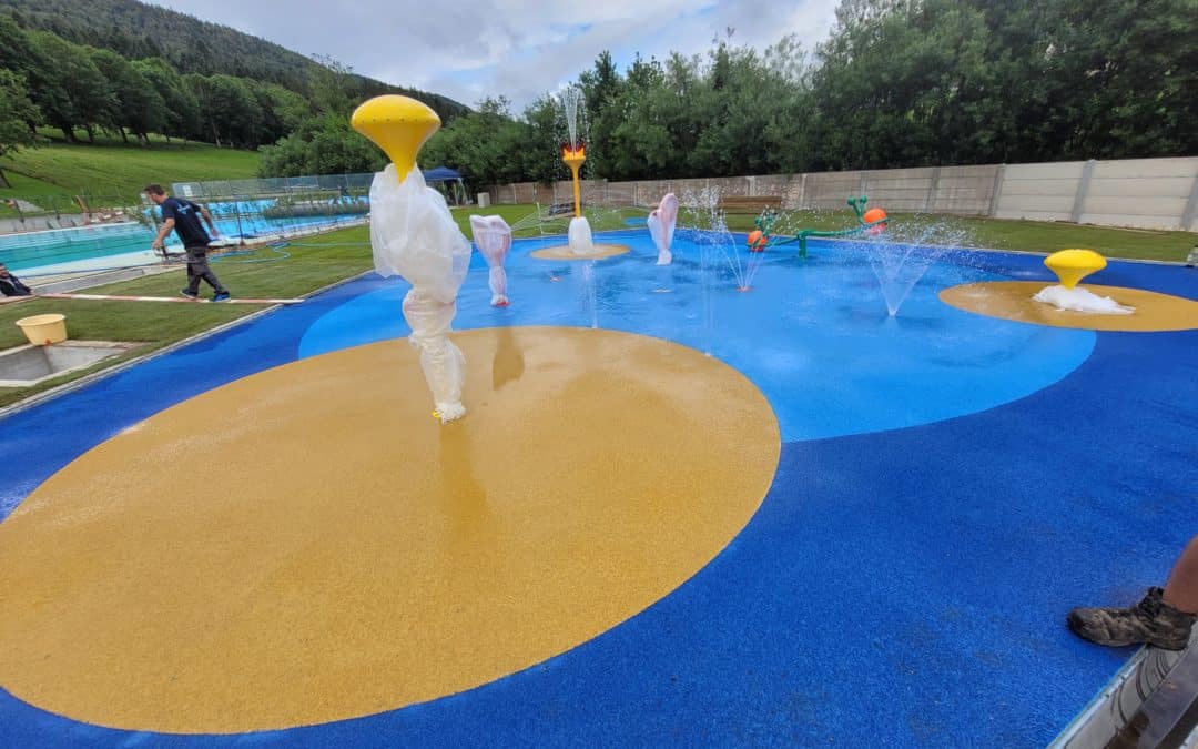 Rénovation des aménagements d’une piscine